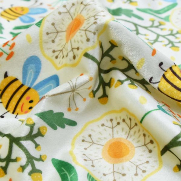 Pastelblomstret stof